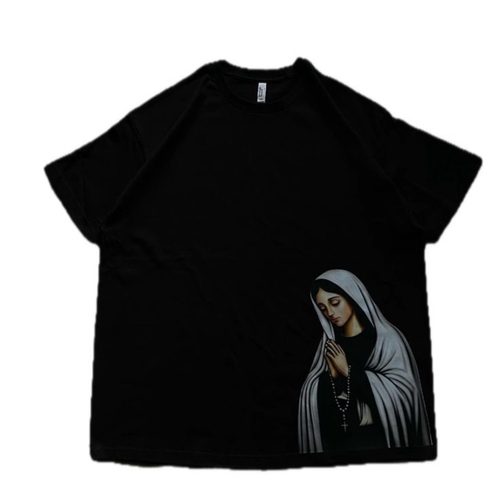 Black Virgin Marry T shirt